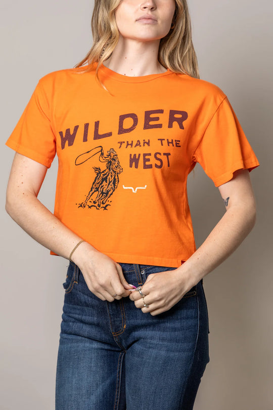 Kimes Ranch - Womens Wilder Than The West Cropped Tee