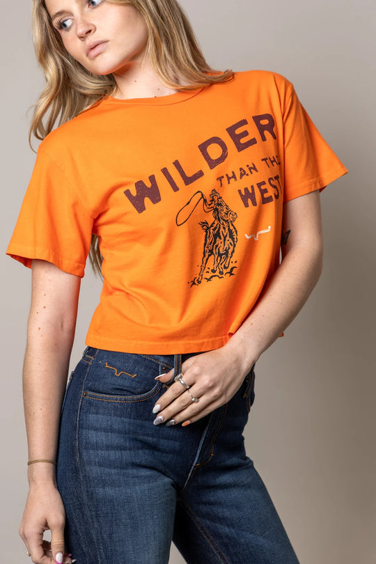 Kimes Ranch - Womens Wilder Than The West Cropped Tee