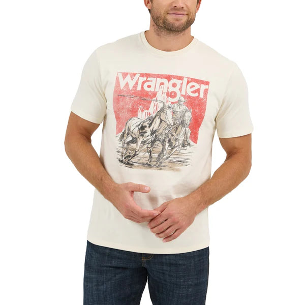 Wrangler - Mens Retro Cowboy Tee