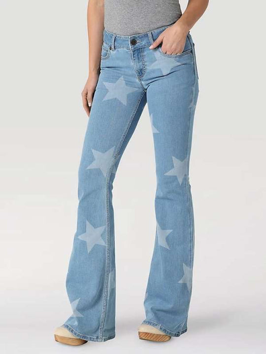 Wrangler - Womens Mae Star Flare Jeans