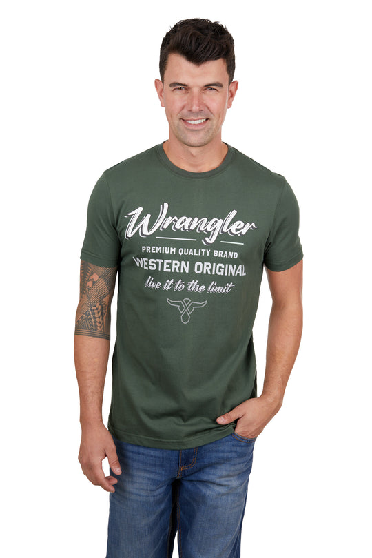 Mens - Wrangler Cypress Ethan Tee