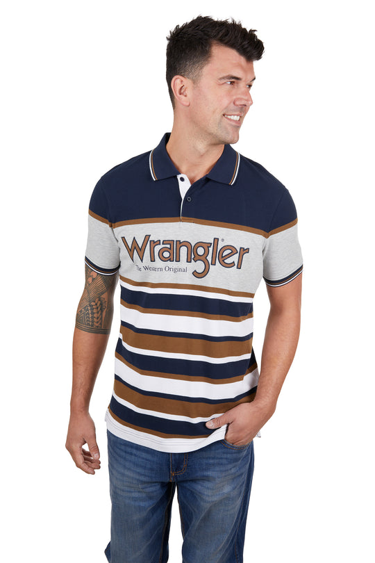 Wrangler - Mens Nash Polo Navy