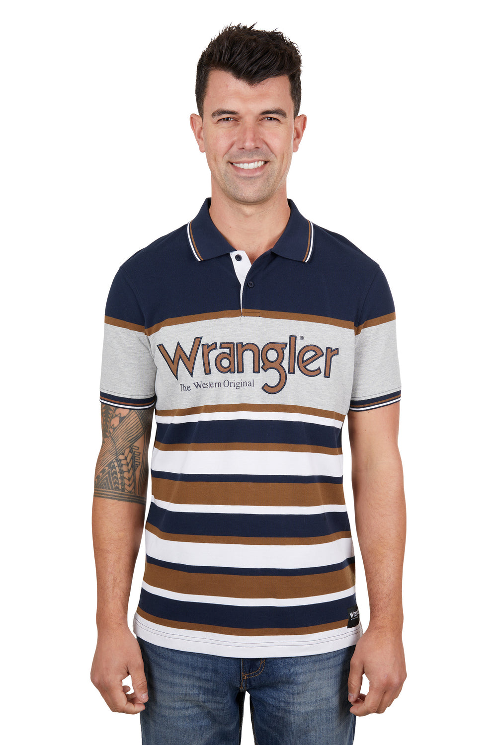 Wrangler - Mens Nash Polo Navy