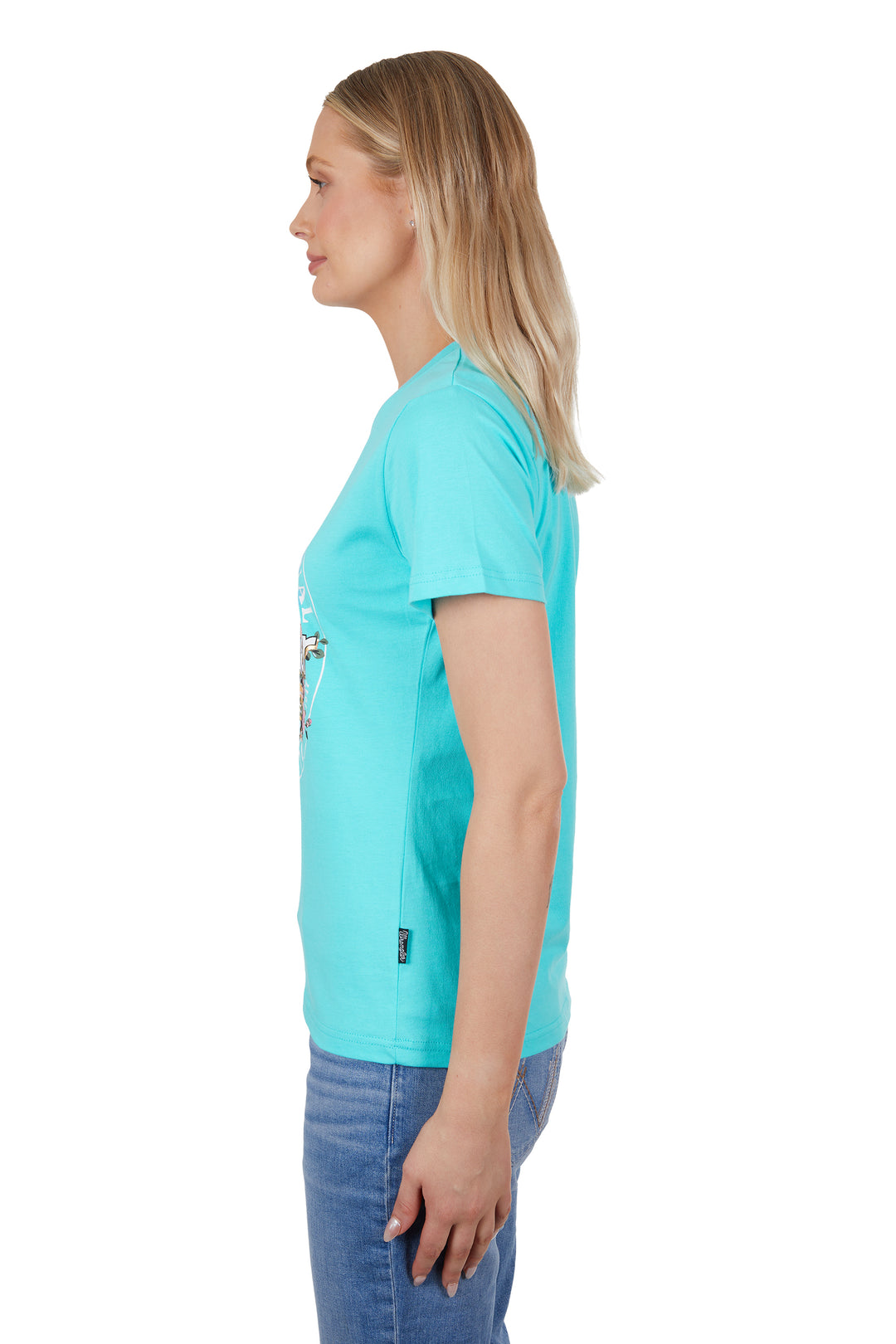 Wrangler - Womens Aqua Sara Tee