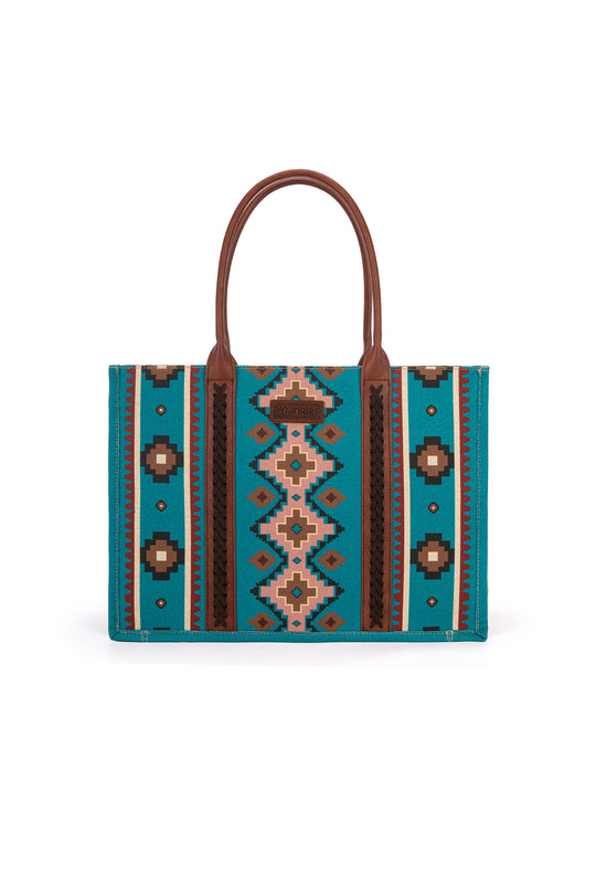 Wrangler - Southwestern Tote Aqua Handbag