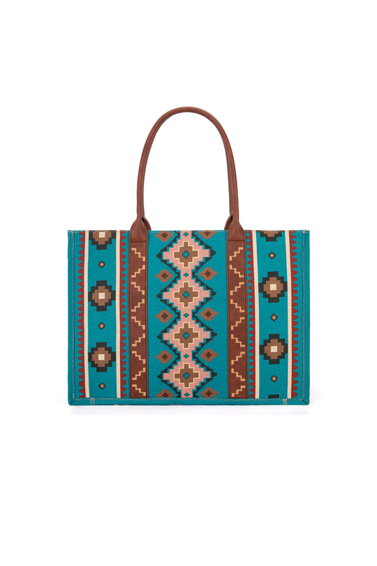 Wrangler - Southwestern Tote Aqua Handbag