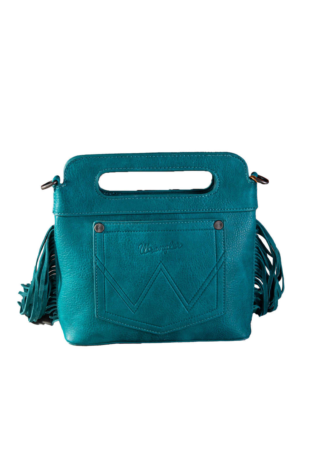 Wrangler - Aqua Embossed Crossbody Bag