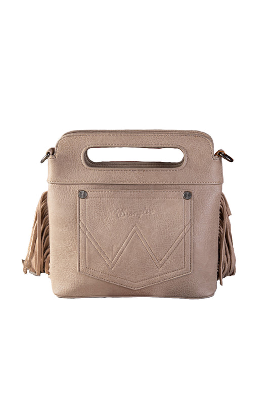 Wrangler - Tan Embossed Crossbody Bag