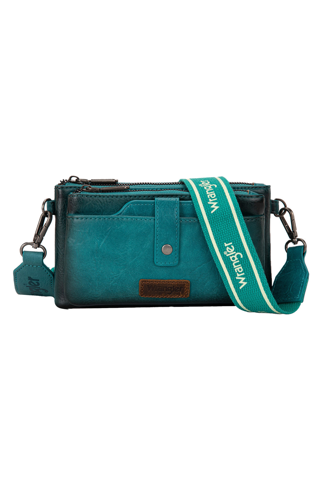 Wrangler - Aqua Crossbody Wallet