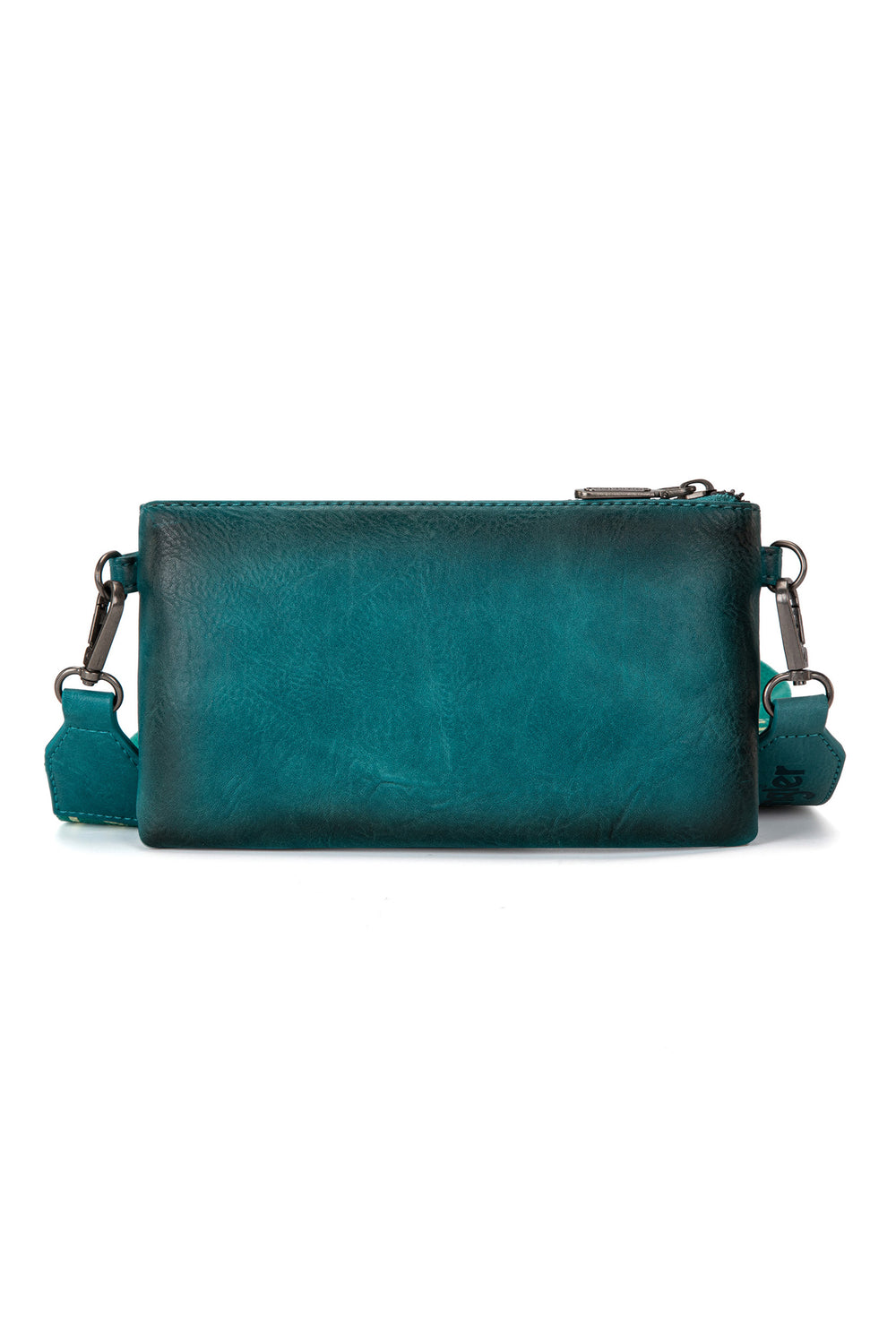 Wrangler - Aqua Crossbody Wallet