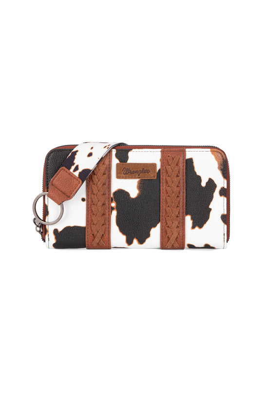 Wrangler - Cow Print Brown Wallet