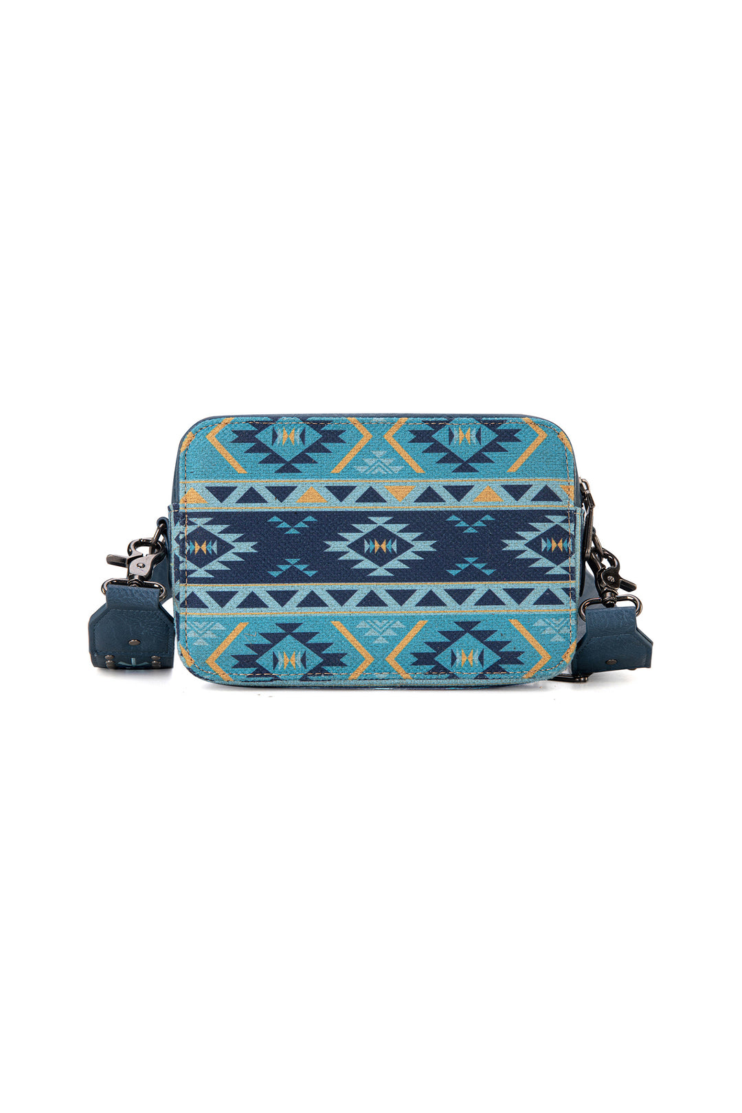 Wrangler - Navy Southwestern Crossbody Wallet Bag