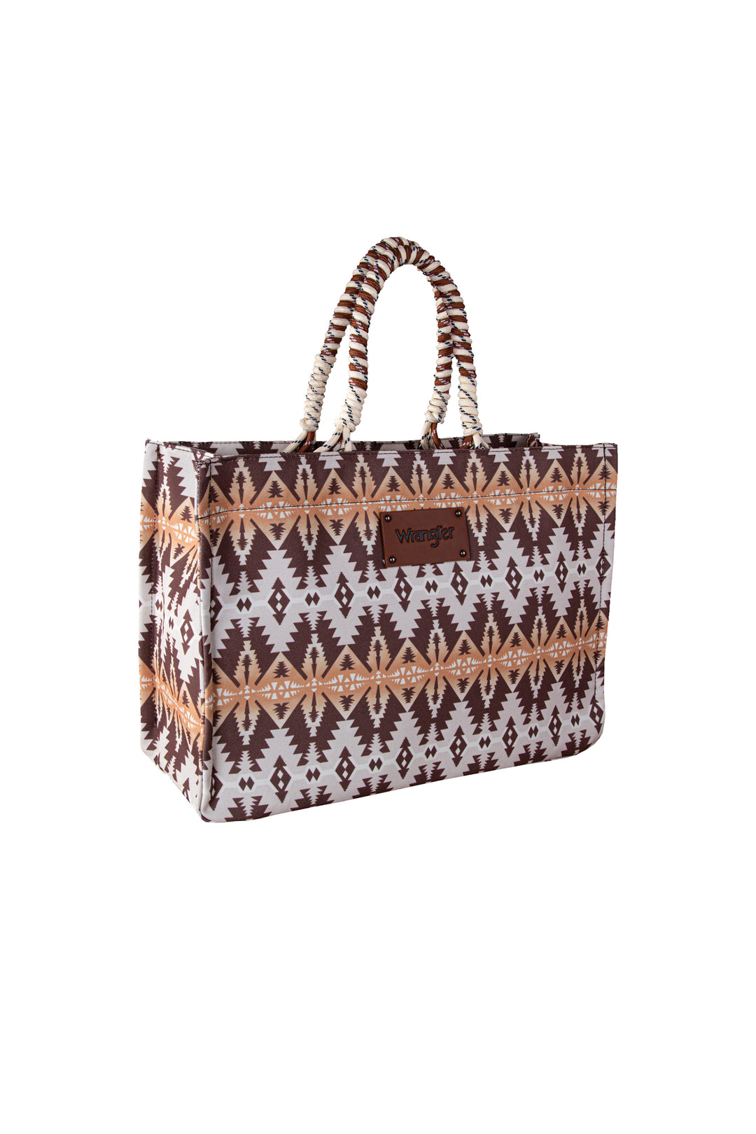 Wrangler - Coffee Southwestern Oversized Tote