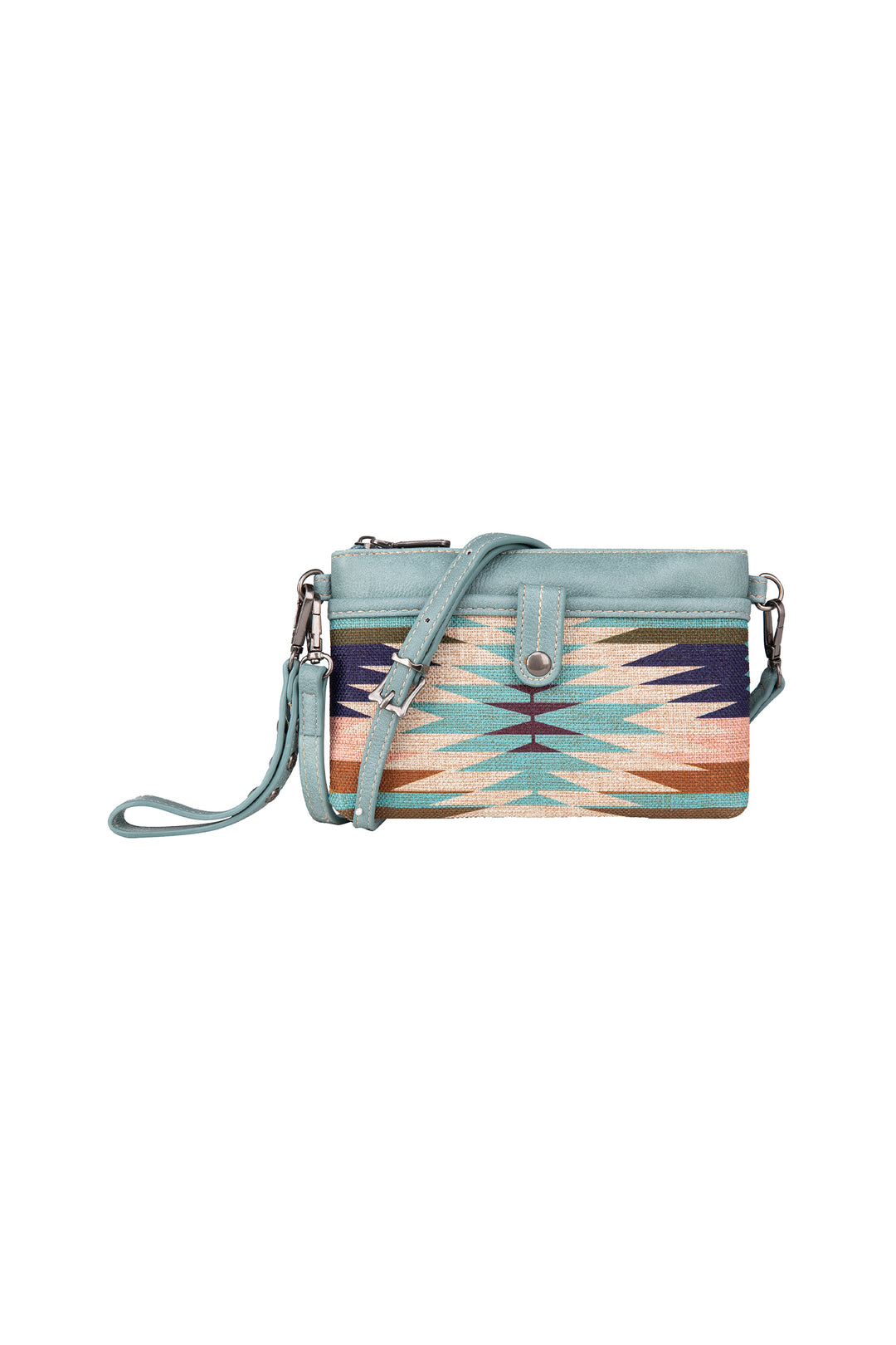 Wrangler - Aztec Blue Clutch Bag