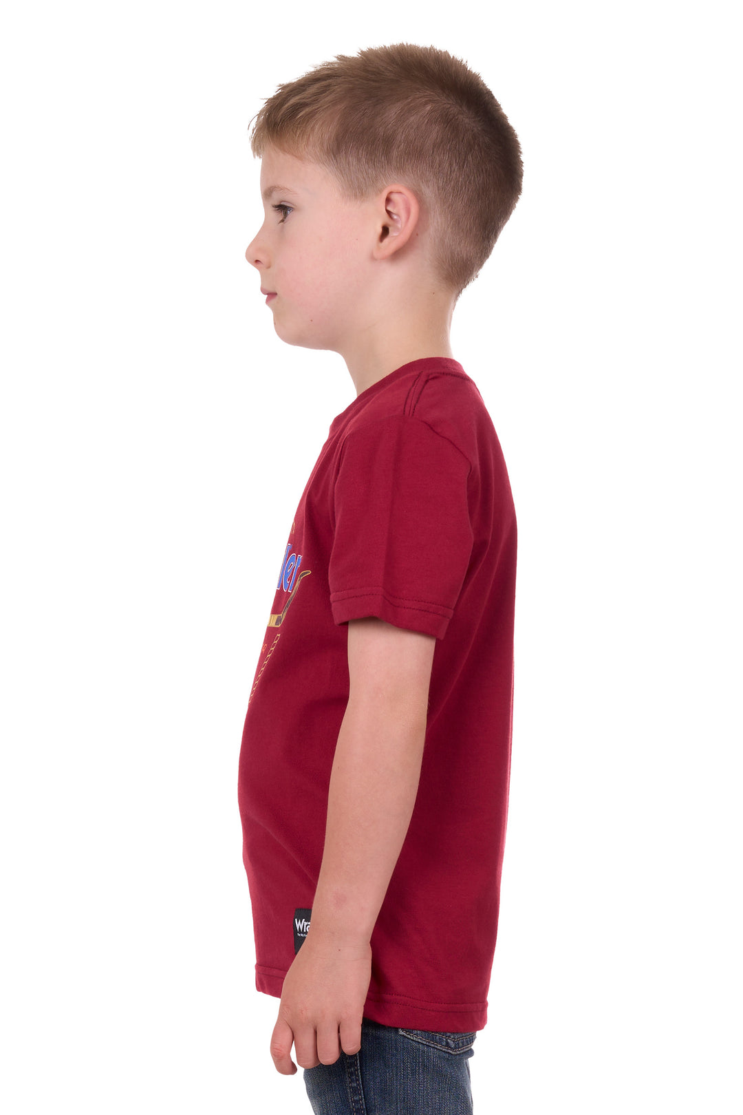 Wrangler - Boys Red Theo Tee