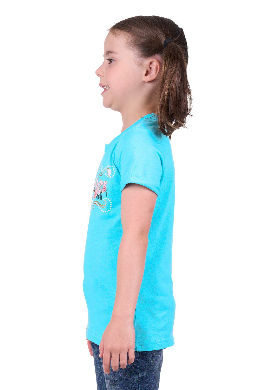 Wrangler - Girls Aqua Pippa Tee