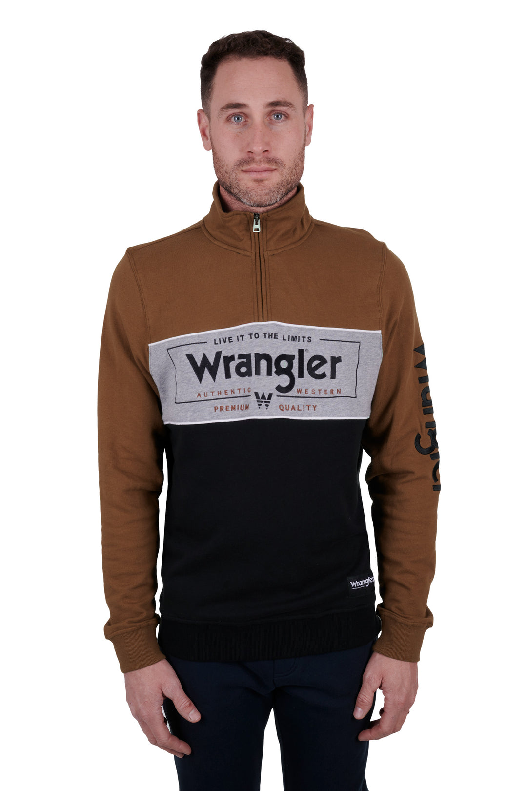 Wrangler - Mens Bartlett 1/4 Zip Pullover