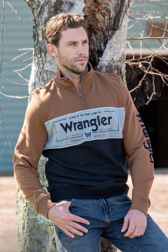 Wrangler - Mens Bartlett 1/4 Zip Pullover