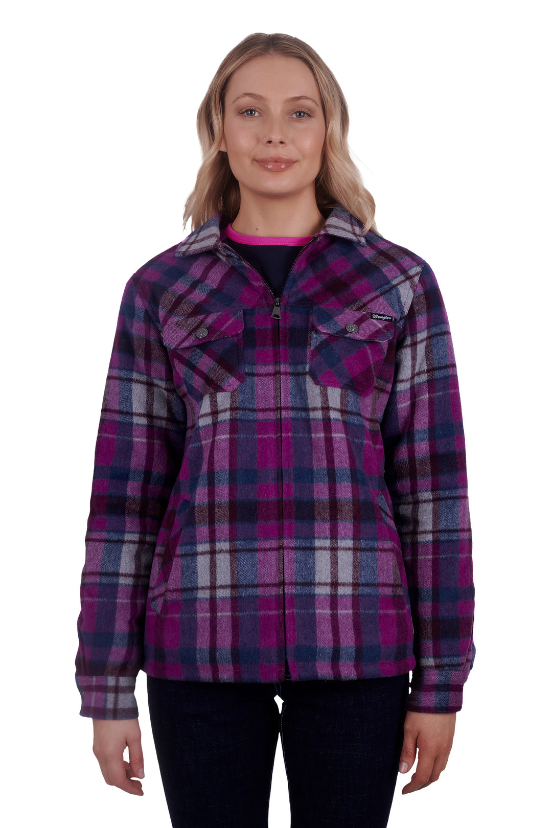Wrangler - Womens Nevada Pink Shirt Jacket