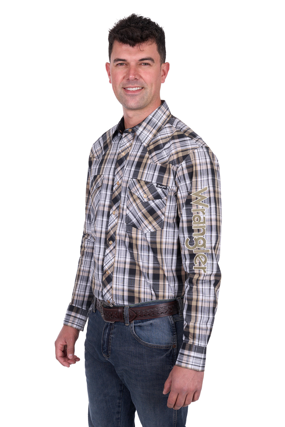 Wrangler - Mens Joel Logo Arena Shirt