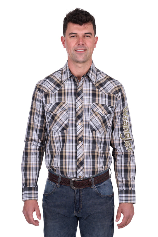 Wrangler - Mens Joel Logo Arena Shirt