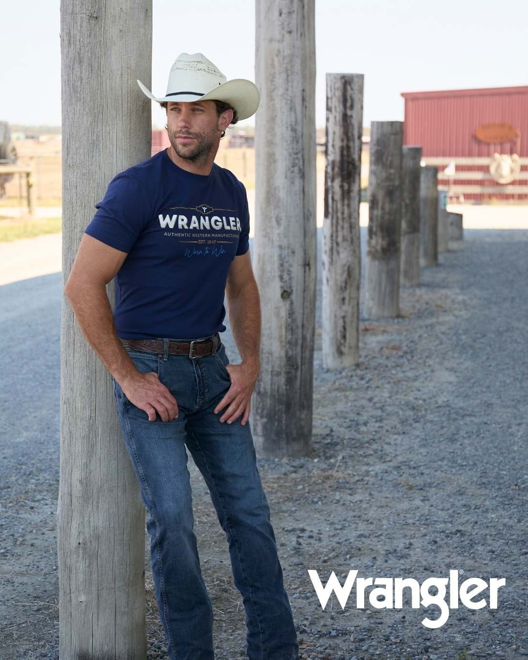 Wrangler - Mens Navy Albert Tee