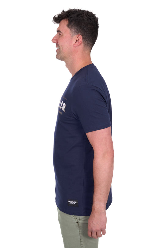 Wrangler - Mens Navy Albert Tee