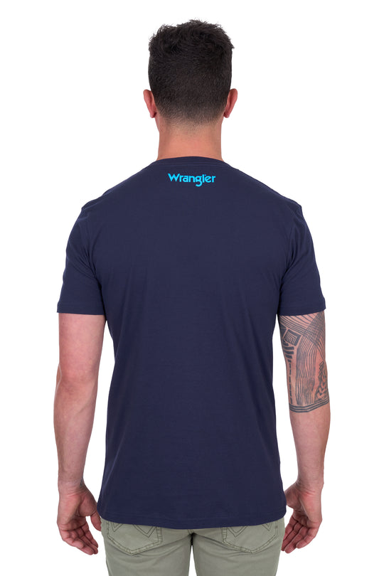 Wrangler - Mens Navy Albert Tee