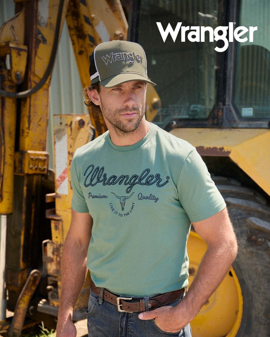 Wrangler - Mens Sage Arthur Tee