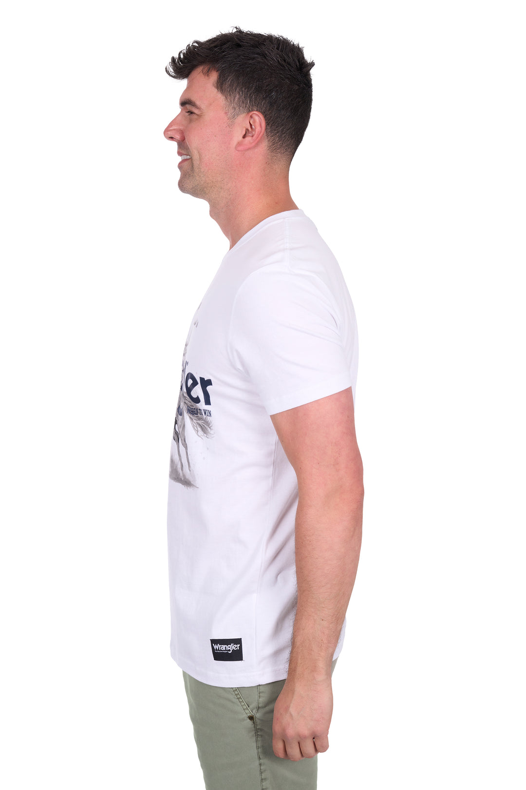 Wrangler - Mens White Lance Tee