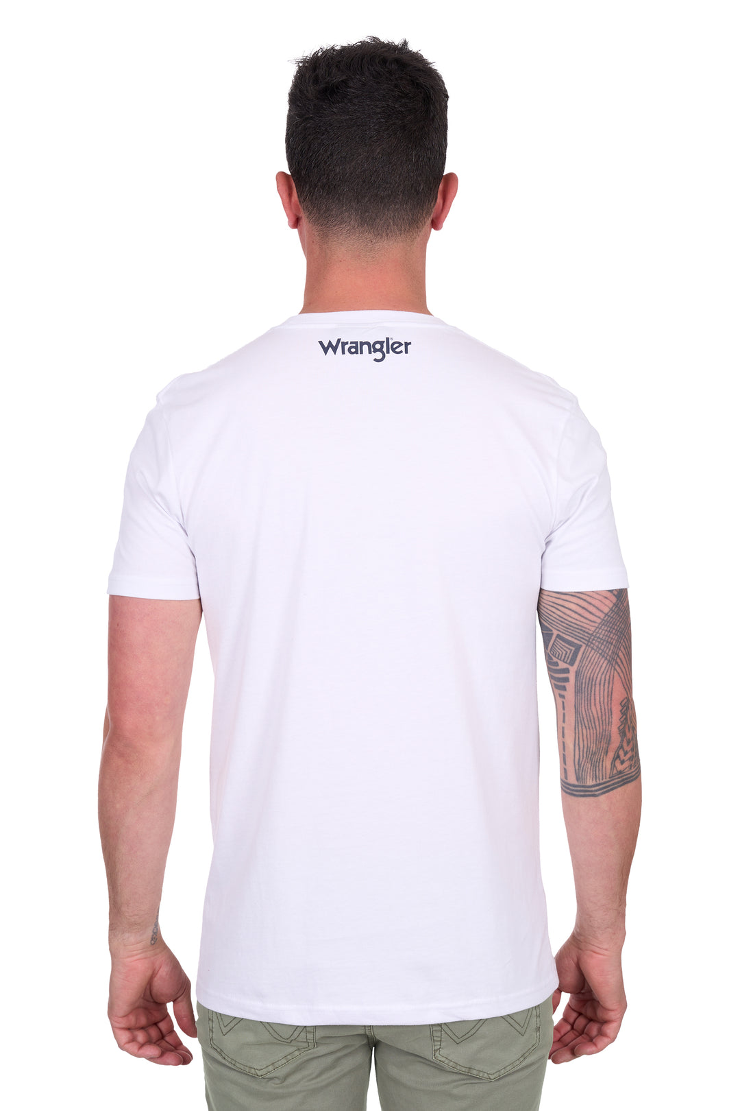 Wrangler - Mens White Lance Tee