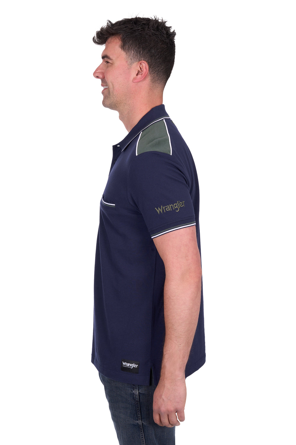 Wrangler - Mens Navy Jarrod Polo