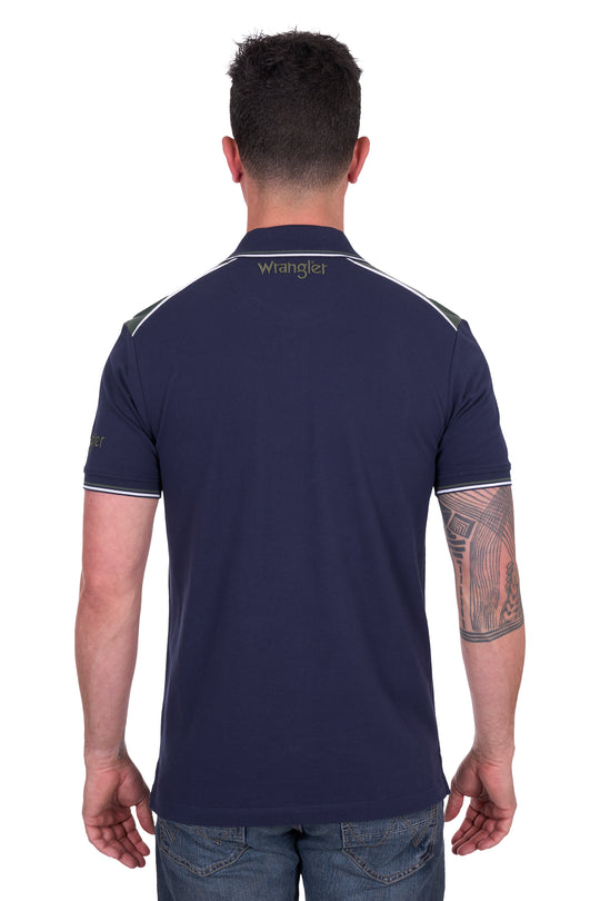 Wrangler - Mens Navy Jarrod Polo