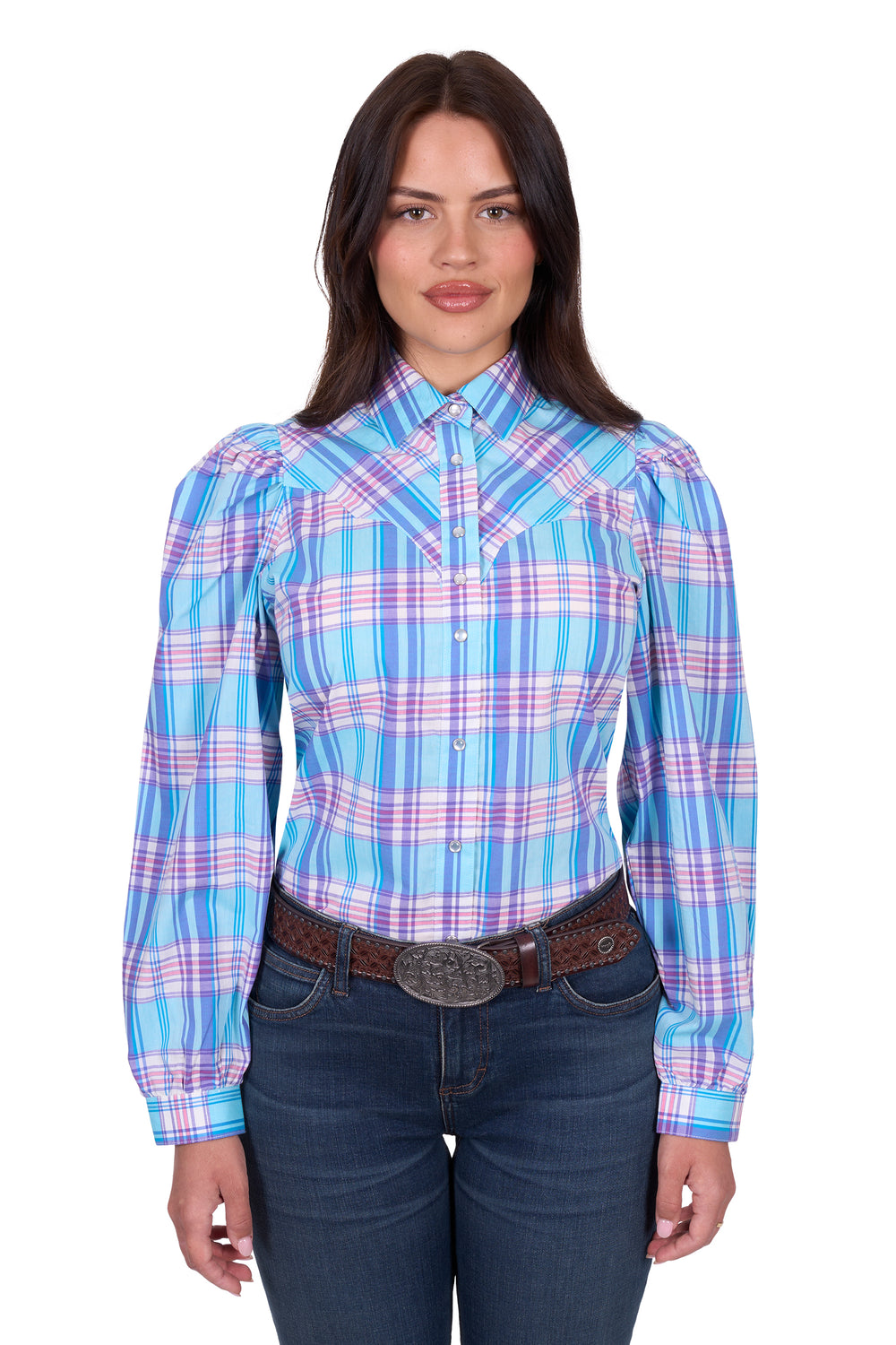 Wrangler - Womens Emily Check Arena Shirt