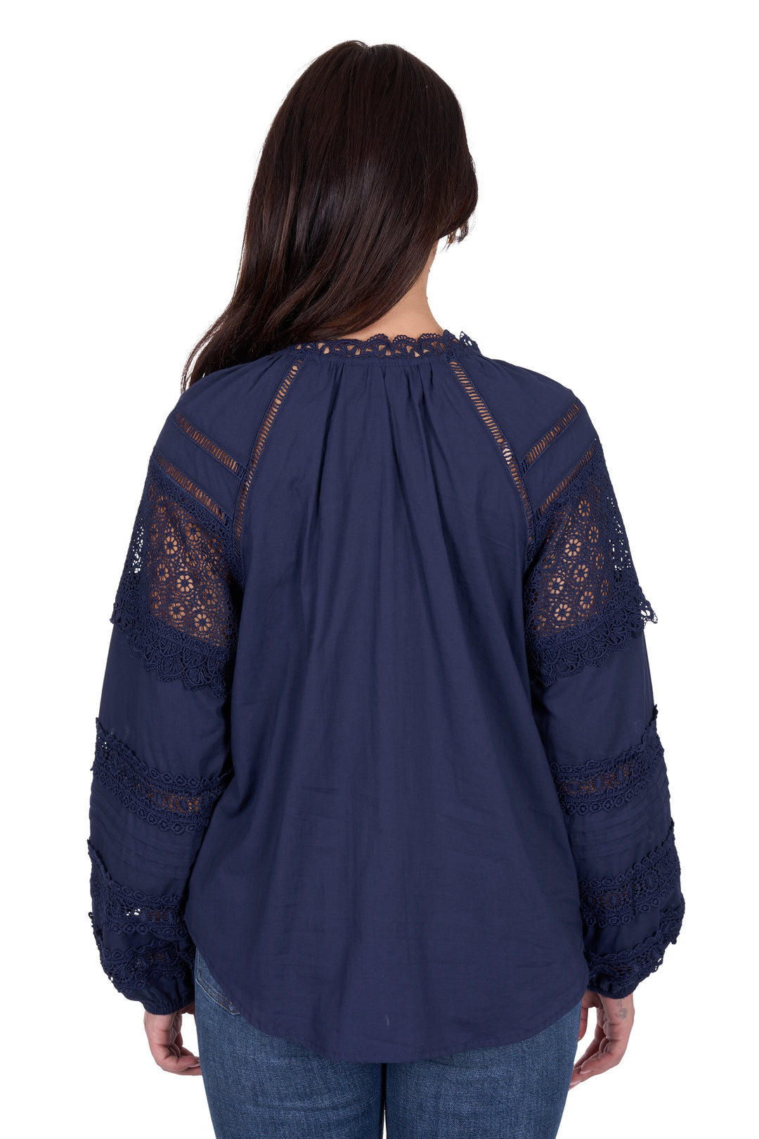 Wrangler - Womens Tamara Navy Blouse