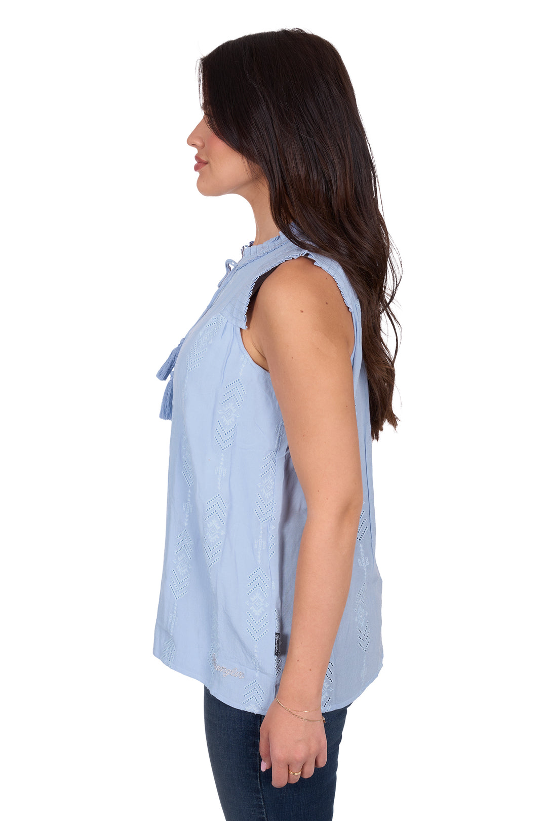 Wrangler - Womens Simone Blue Blouse