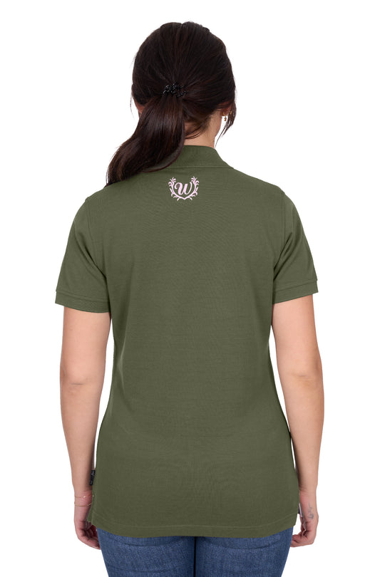 Wrangler - Womens Hallie Olive Polo