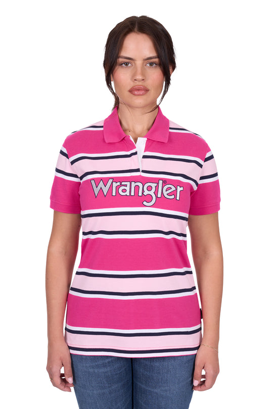 Wrangler - Womens Harriet Pink Polo