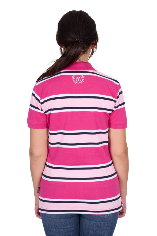 Wrangler - Womens Harriet Pink Polo