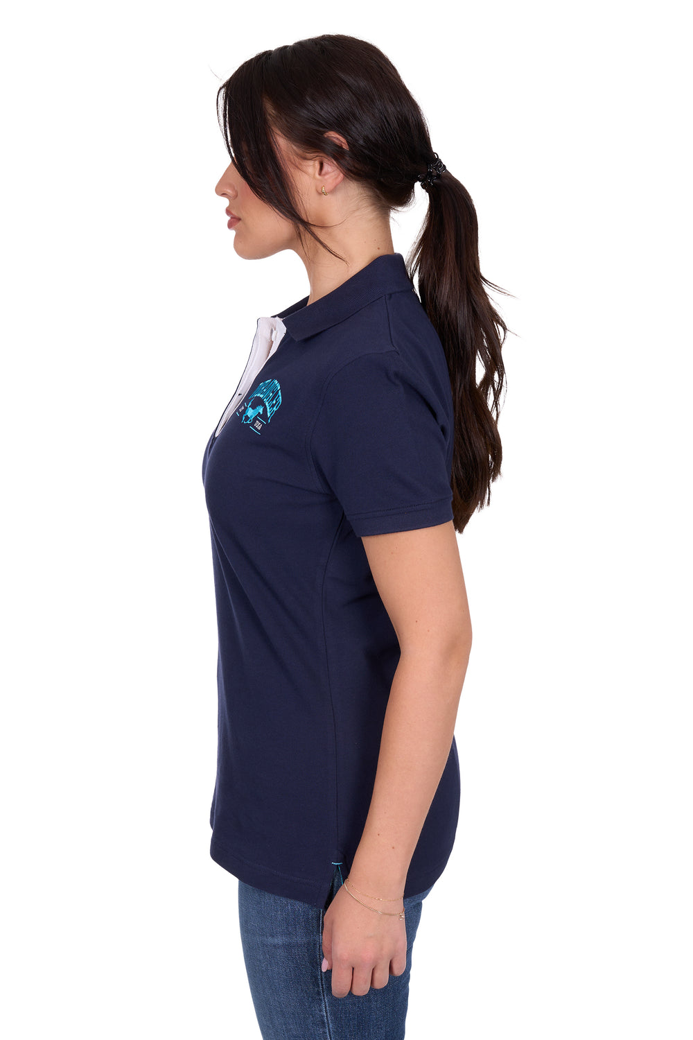 Wrangler - Womens Eliza Navy Polo