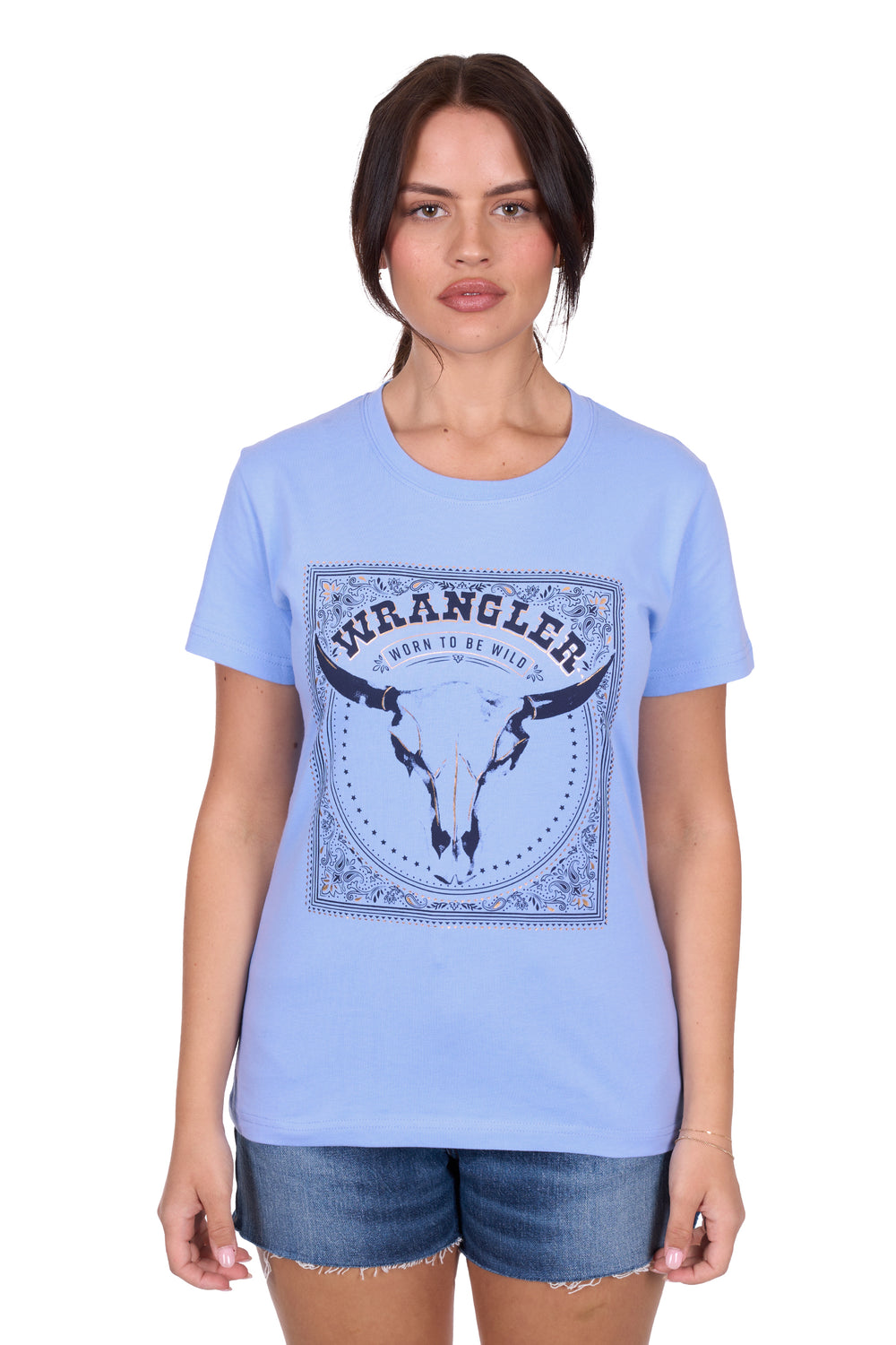 Wrangler - Womens Blue Eloise Tee