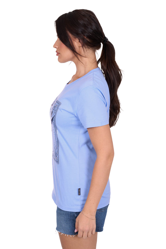 Wrangler - Womens Blue Eloise Tee