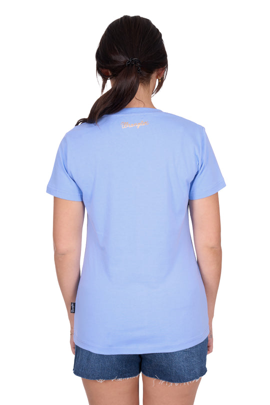 Wrangler - Womens Blue Eloise Tee
