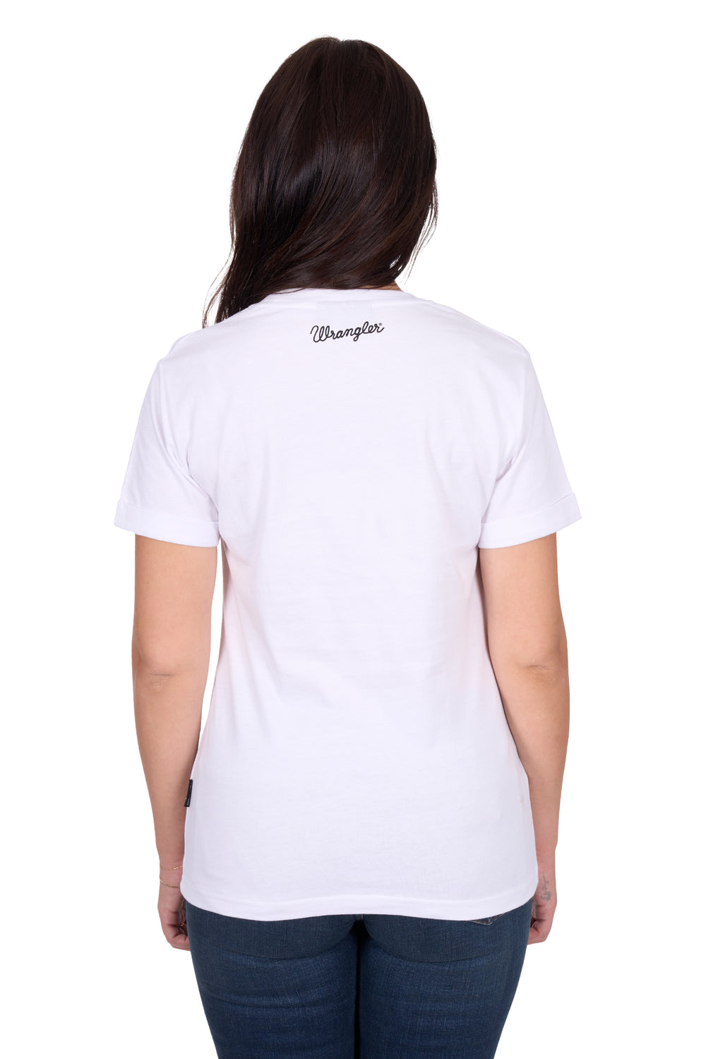 Wrangler - Womens White Julia Tee