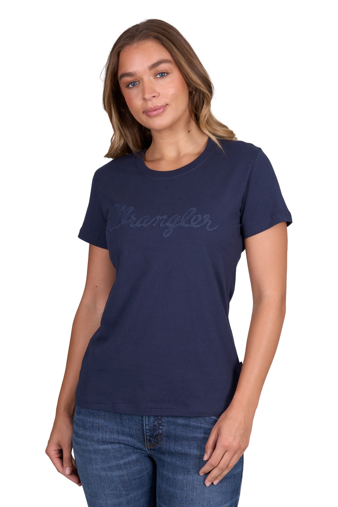 Wrangler - Womens Navy Texas Tee