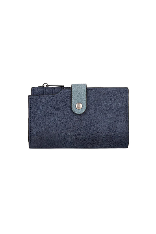 Wrangler - W Stitch Wallet- Navy