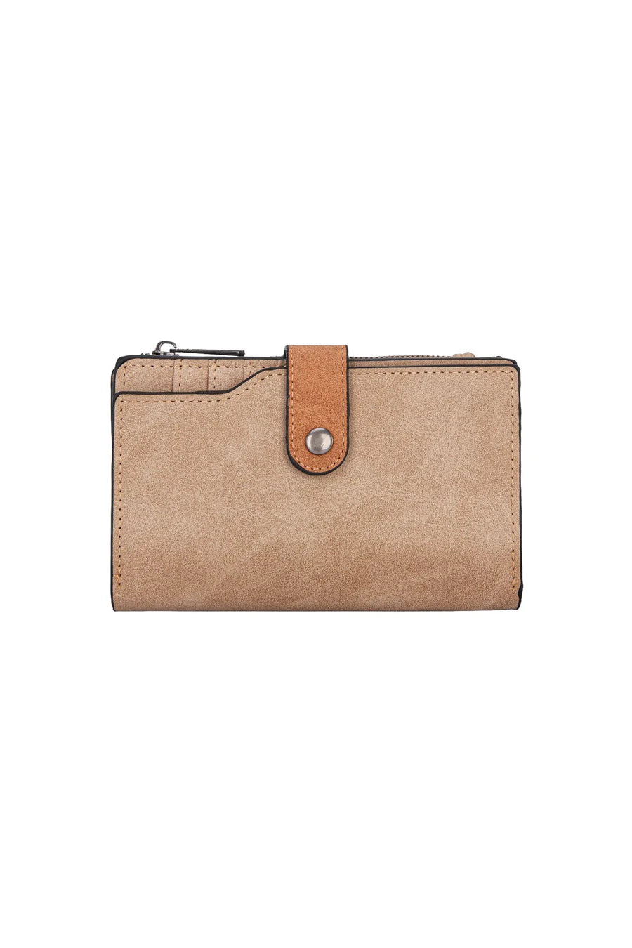 Wrangler - W Stitch Wallet- Camel