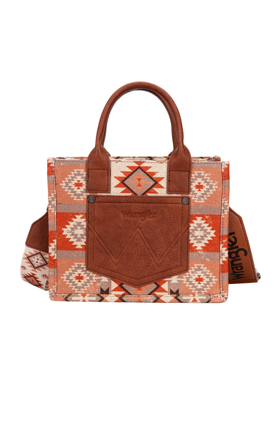 Wrangler - Macy Aztec Crossbody Bag- Tan