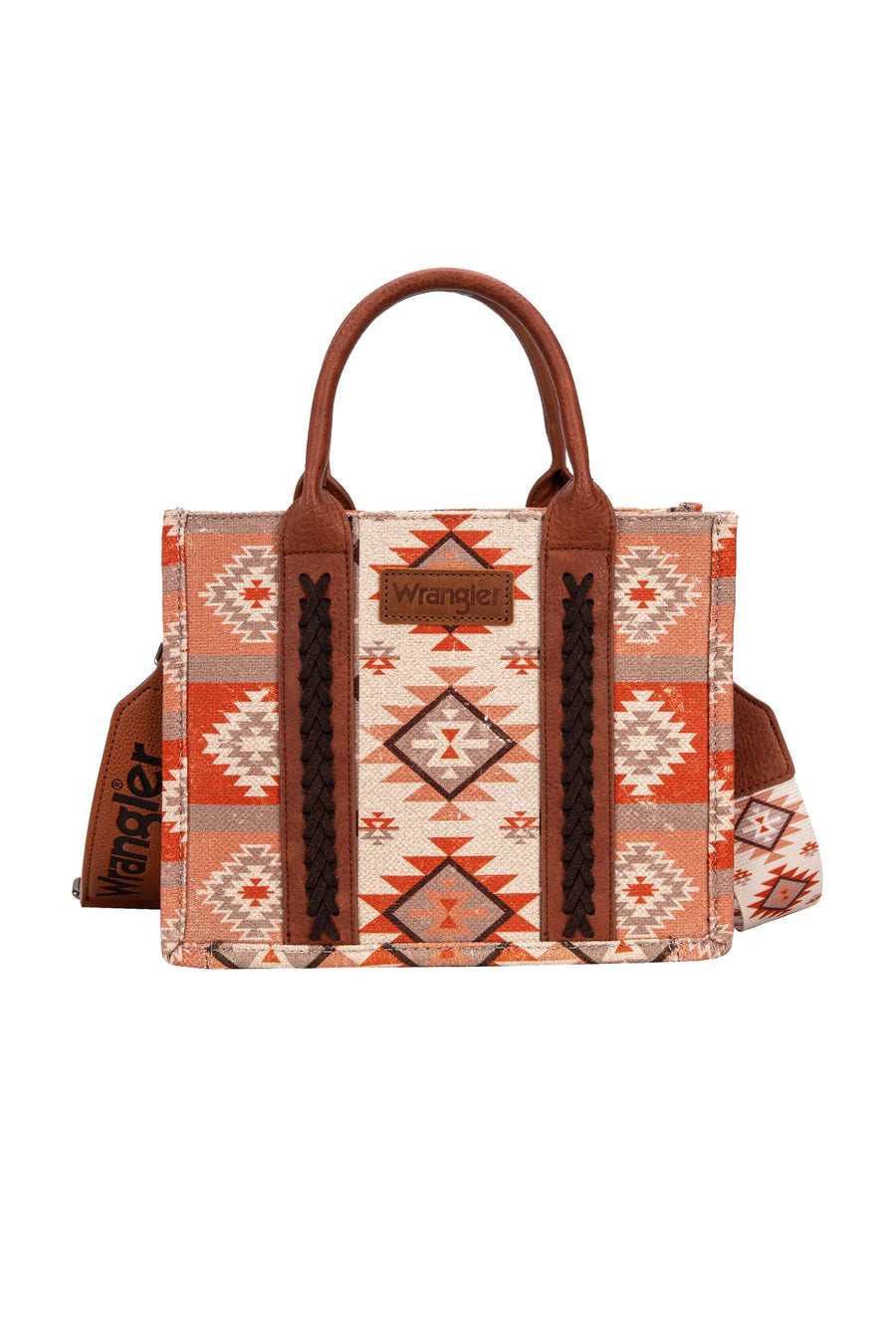 Wrangler - Macy Aztec Crossbody Bag- Tan