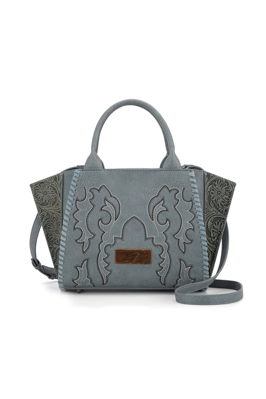 Wrangler - Embroidered Tote Bag - Blue